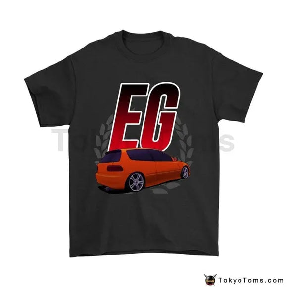 Honda Civic EG Hatch T-Shirt Tee Shirt - Cotton - TokyoToms.com