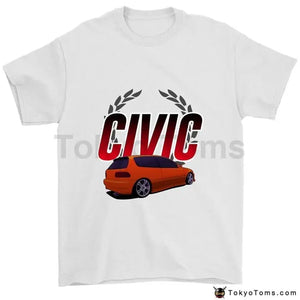 Honda Civic EG Hatchback T-Shirt - Cotton - TokyoToms.com