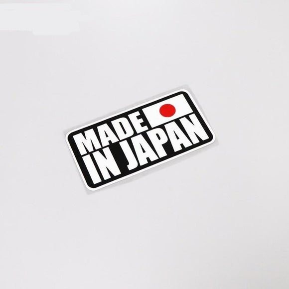 MADE JAPAN Japanese Flag Decal Sticker - www.JDMNinja.com