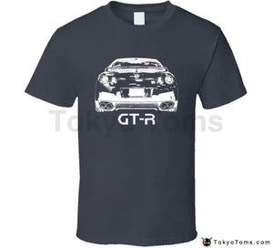 Nissan GT-R Rear View T'Shirt - Cotton - TokyoToms.com