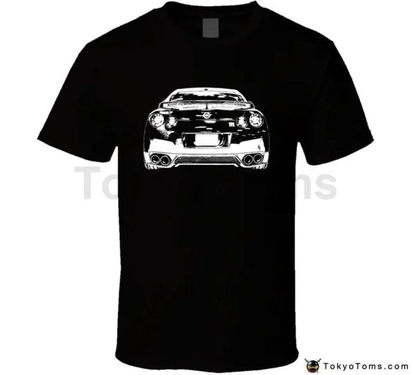 Nissan GT-R Rear View T-Shirt - Cotton - TokyoToms.com