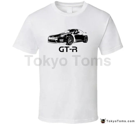 Nissan GT-R Side View T-Shirt - Cotton - TokyoToms.com