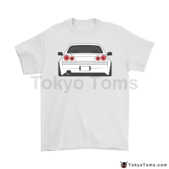 Nissan Skyline R34 GTR T-Shirt - Cotton - TokyoToms.com