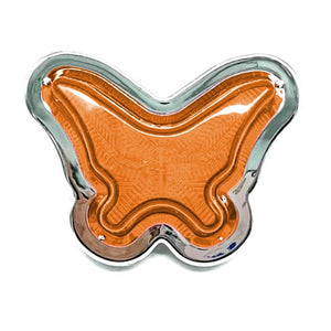 Orange/Amber LED Butterfly Shape Side Marker Indicators Pair [TokyoToms.Com]