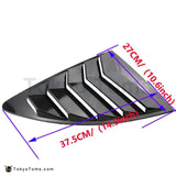 Rear Quarter Window Louvers Spoiler Panel Carbon copy for Scion FRS for Subaru BRZ for Toyota 86 GT86 - TokyoToms.com