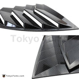 Rear Quarter Window Louvers Spoiler Panel Carbon copy for Scion FRS for Subaru BRZ for Toyota 86 GT86 - TokyoToms.com