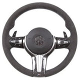 Custom Made - Tomu Carbon & Leather Steering Wheel - Optional LED Display
