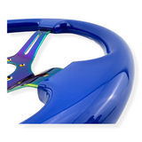 Tomu Hakone Gloss Blue with Neo Chrome Spoke Steering Wheel