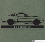 Shelby Mustang GT350 Retro T-Shirt - Cotton - TokyoToms.com