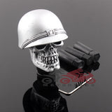 Silver Human Skull Head Gear Shifter [TokyoToms.com]
