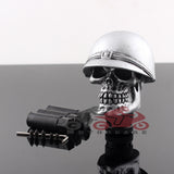Silver Human Skull Head Gear Shifter [TokyoToms.com]