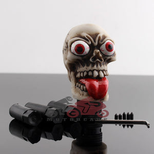 Skull Big Eyes Red Tongue Gear shifter [TokyoToms.com]