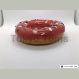 TOKYO TOM'S PINK STRAWBERRY GLAZE DONUT HANG RING WITH SPRINKLES - TokyoToms.Com