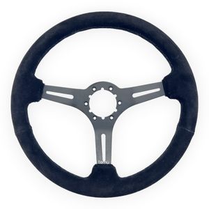 Tomu Akagi Black Suede Steering Wheel