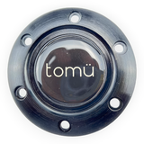 Tomu Ebisu Black Spoke with Black Suede Steering Wheel - Tokyo Tom's