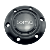 Tomu Ebisu Black Spoke with White Leather Steering Wheel - Tomu - [www.Tomu-Store.com]