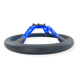 Tomu Ebisu Blue Spoke with Black Leather Steering Wheel - Tomu - [www.Tomu-Store.com]