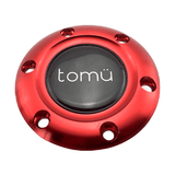 Tomu Ebisu Red Spoke with Black Leather Steering Wheel - Tokyo Tom's