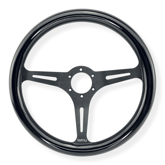 Tomu Shibuya Black Steering Wheel - Tomu - [www.Tomu-Store.com]