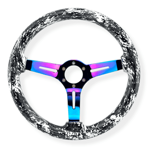 Tomu Snow Camo Steering Wheel - Tomu - [www.Tomu-Store.com]