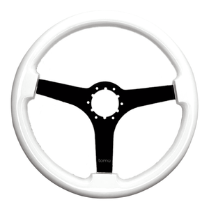 Tomu Yoshino Polar White Steering Wheel - Tomu - [www.Tomu-Store.com]