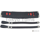 Universal 20cm JDM Samurai Roof Tsurikawa Handle Black+Red - TokyoToms.Com
