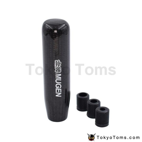 Universal Black Mgen Style Carbon Fiber Gear Shifter Knob [TokyoToms.com]