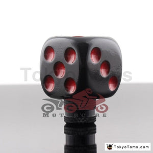 Universal Black&Red Lucky DICE Gear Shifter [TokyoToms.com]