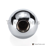 Universal Heavy Weighted Chrome Round Ball Gear Knob [TokyoToms.com]