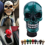 Wicked Carved Skull Head Shape Gear Shifter Black [TokyoToms.com]