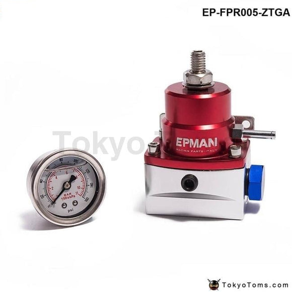 Adjustable 0-150 Psi Fuel Pressure Regulator Injected Bypass (With Gauge /no With ) For Bmw E36 325