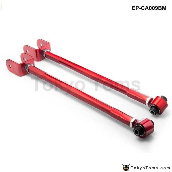 Adjustable Rear Lower Control Arm/bar/rod Camber Kit For 95-05 Bmw E46/e36/z4/m3 3-Series Red