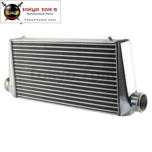 Aluminum Front Mount Tube-Fin Intercooler 600*300*76Mm In/outlet 3 Fmic
