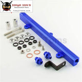 Aluminum Fuel Injector Inject Rail Fit For Mr2 Sw20 Celica St205 Gen3 3S-Gte Purple/blue