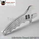 An 3 - 12 Adjustable Aluminum Wrench Fitting Tools Spanner An3 3An-12An Silver