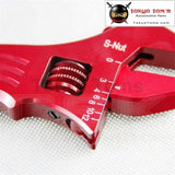 An 3 4 6 8 10 12 Adjustable Aluminum Wrench Fitting Tools Spanner An3 3An - 12An Red
