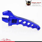 An Adjustable Aluminum Anodized Wrench Fitting Tools Spanner An3 3An-12An Blue