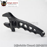An Adjustable Aluminum Wrench Fitting Tools Spanner An3 3An-12An Black