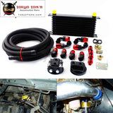 An10 10Row 262Mm Universal Engine Oil Cooler Trust Type+M20Xp1.5 / 3/4 X 16 Filter Relocation+5M