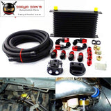 An10 13 Row 262Mm Universal Engine Oil Cooler Trust Type+M20Xp1.5 / 3/4 X 16 Filter Relocation+5M