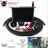 An10 15 Row 262Mm Universal Engine Oil Cooler Trust Type+M20Xp1.5 / 3/4 X 16 Filter Relocation+5M