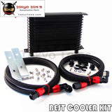 An10 15 Row Oil Cooler Kit For Bmw E36 Euro E82 E9X 135/335 E46 M3 Black