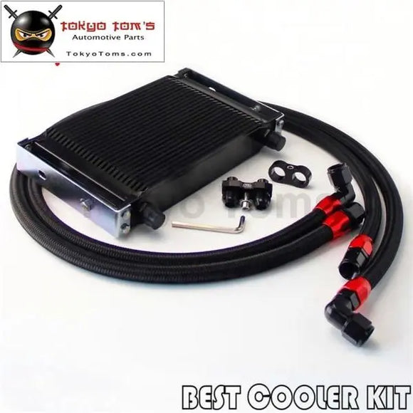 An10 25 Row Oil Cooler Kit For Bmw E36/e46 M3 135/e90 335/640/740 X1/z4 Black
