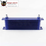 An10 7 Row 262Mm Oil Cooler Kit Fits For Bmw N54 Twin Turbo 135I E82 335I E90 E92 E93 Black / Blue