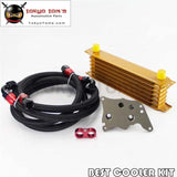 An10 7 Row Engine Trust Oil Cooler Kit For Bmw Mini Cooper S R56 Turbo 06-12 Gold