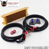 An10 7 Row Trust Oil Cooler Kit For Bmw Mini Cooper S R53 Supercharger Gold