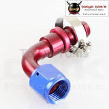 An10 90 Degree Push On Oil Fuel Line Hose End Fitting (An10-90)
