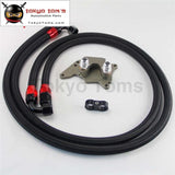 An10 Filter Sandwich Adapter+Nylon Braided Or Ss Oil Line Fits For Bmw Mini Cooper S Supercharger