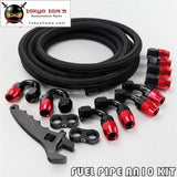 An10 Steel Nylon Braided Oil Line Hose+Fitting Adaptor+Wrench Tools Spanner Kit