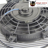 An10 Universal 34 Row Engine Filter Relocation Oil Cooler+7 Electric Fan Kit Sl Cooler